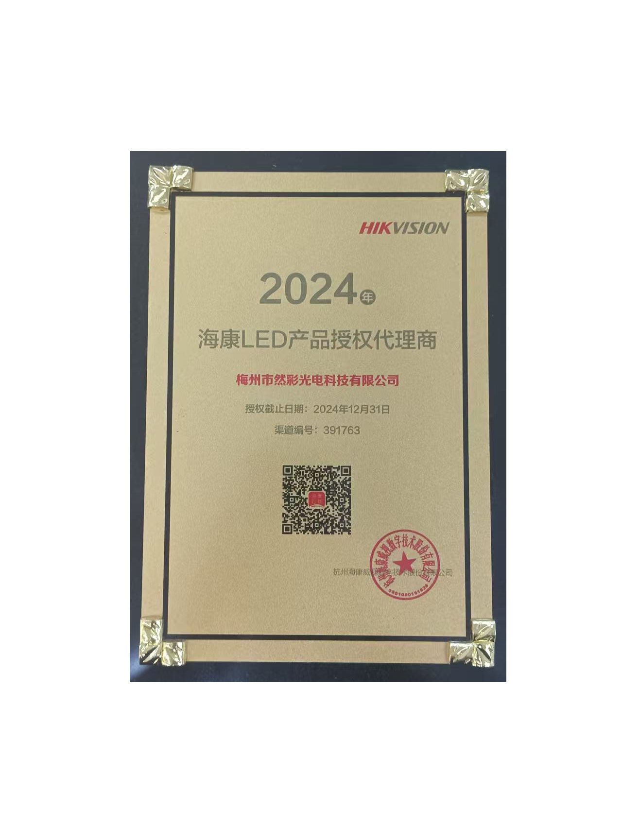 2024海康威視LED授權(quán)經(jīng)銷(xiāo)商